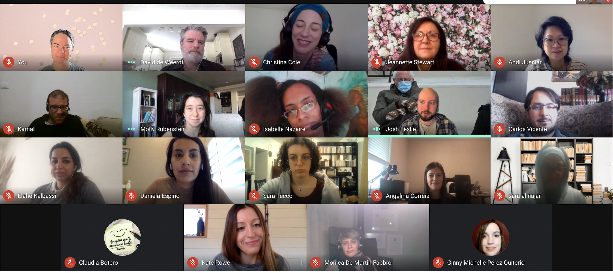 Team Meeting Screenshot