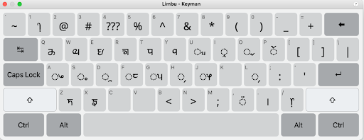 Limbu Keyboard Layout 2