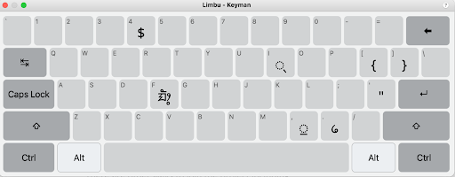 Limbu Keyboard Layout 3